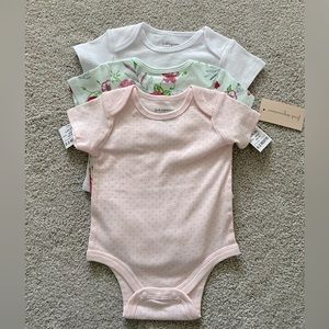 NWT First Impressions Baby Girl 3 piece Bodysuits